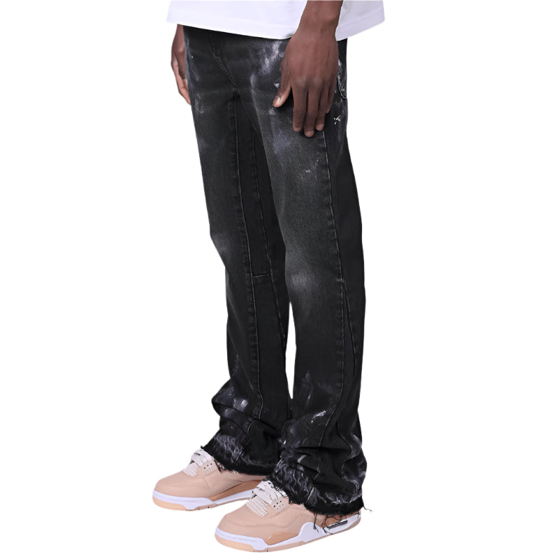 Men's Fashion Stretch Embroidery Pants