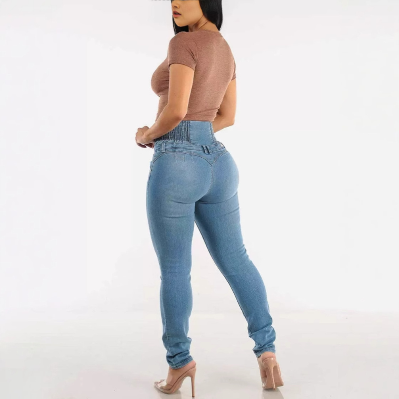 European And American Stretch Slimming Jeans