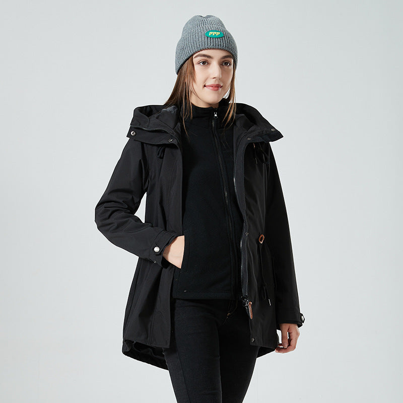 Women's Sweater Coat Zipper Jacket